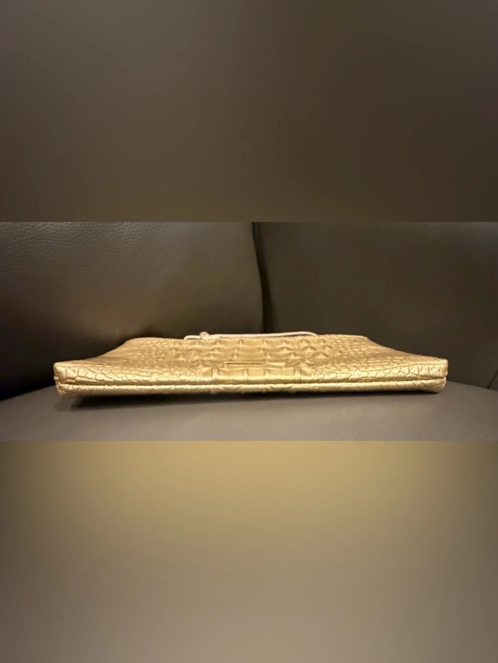 Brahmin Melbourne‎ Croc-Embossed Large Wristlet Clutch